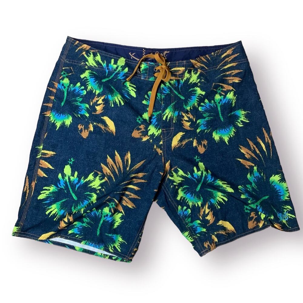 Lost Enterprises Men’s Board Shorts Men's Size 36 Tropical Swim Trunks